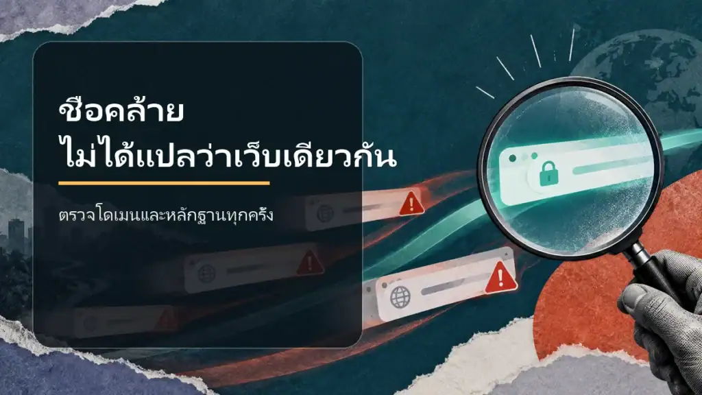 pgzeed ชื่อคล้ายค่ายดัง ตรวจเว็บเลียนแบบอย่างไร
